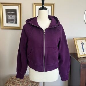 lululemon athletica Purple Full-Zip Scuba Hooded Sweatshirt